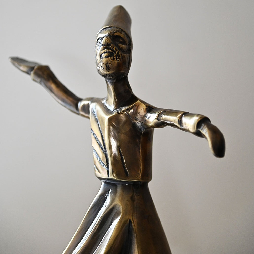 
                  
                    18" Sufi Dervish Whirling Statue - Brass
                  
                