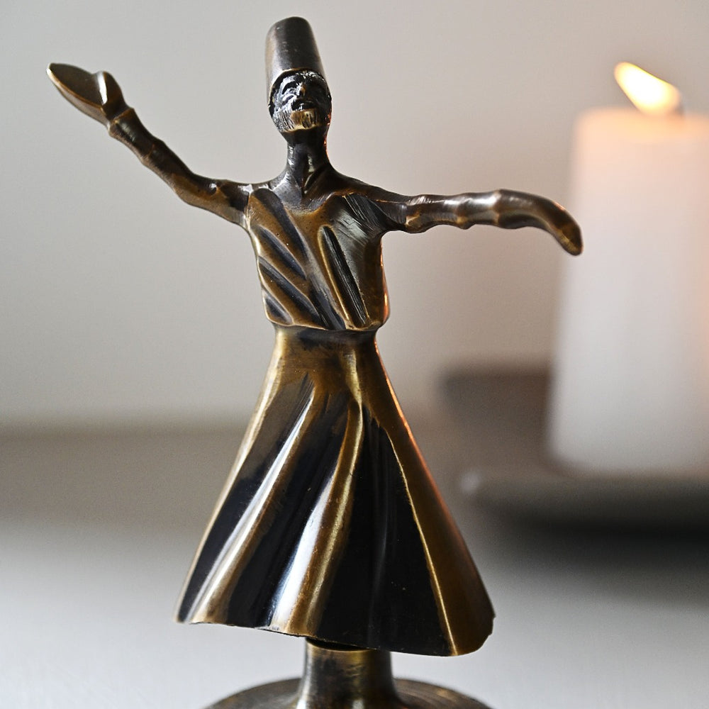 
                  
                    18" Whirling Sufi Dervish Statue - Brass
                  
                