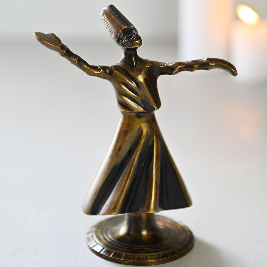 
                  
                    18" Sufi Dervish Whirling Statue - Brass
                  
                