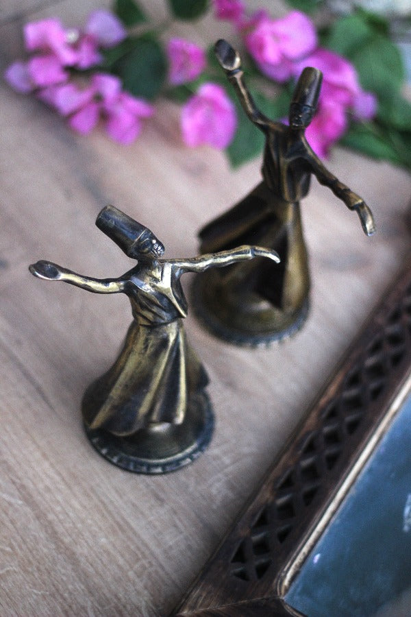 
                  
                    Whirling Sufi Dervish Brass Statue
                  
                